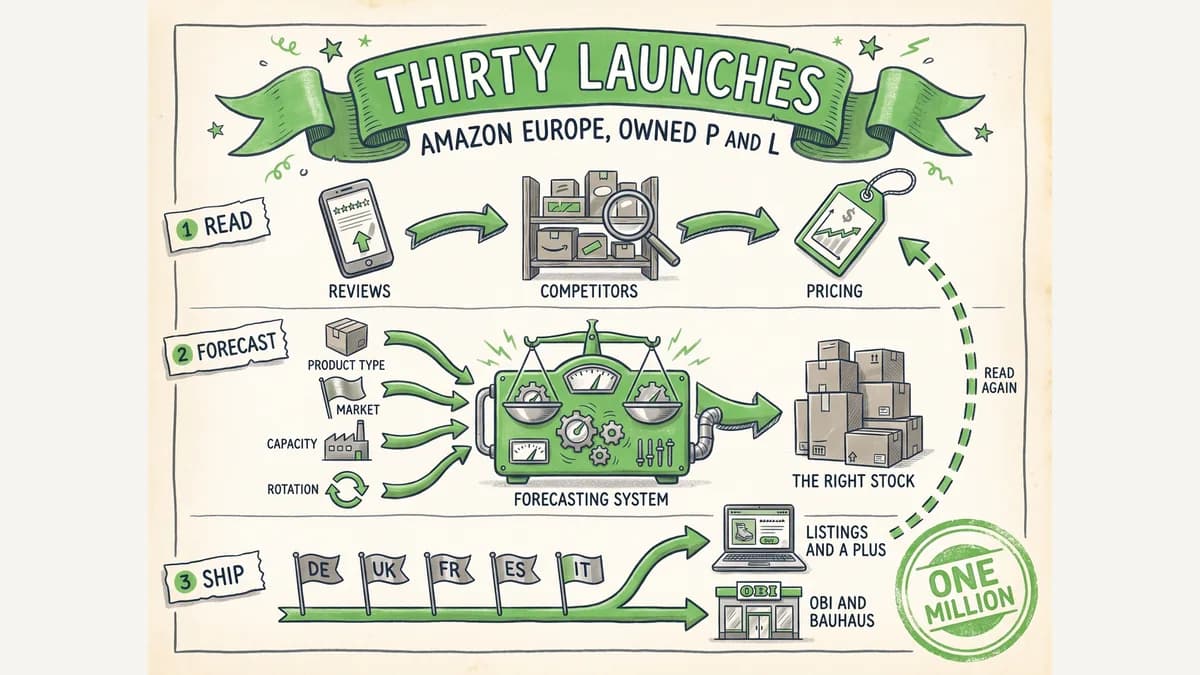 Thirty launches on Amazon Europe
